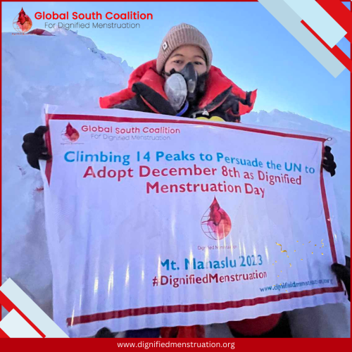 Sangita Rokaya, A Good Will Ambassador, Scaled Mt. Manaslu for Dignified Menstruation